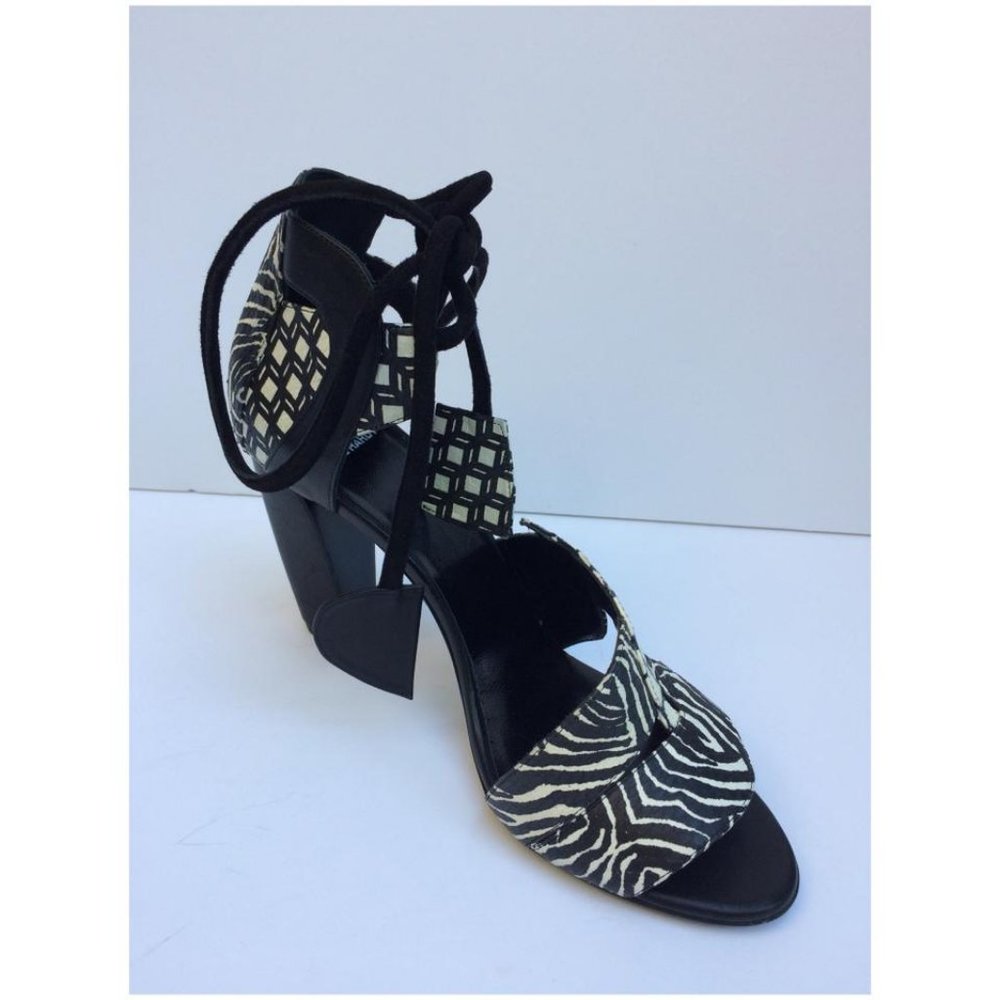 Pierre Hardy Python Leather Ankle Cuff Sandal 41e… - image 7